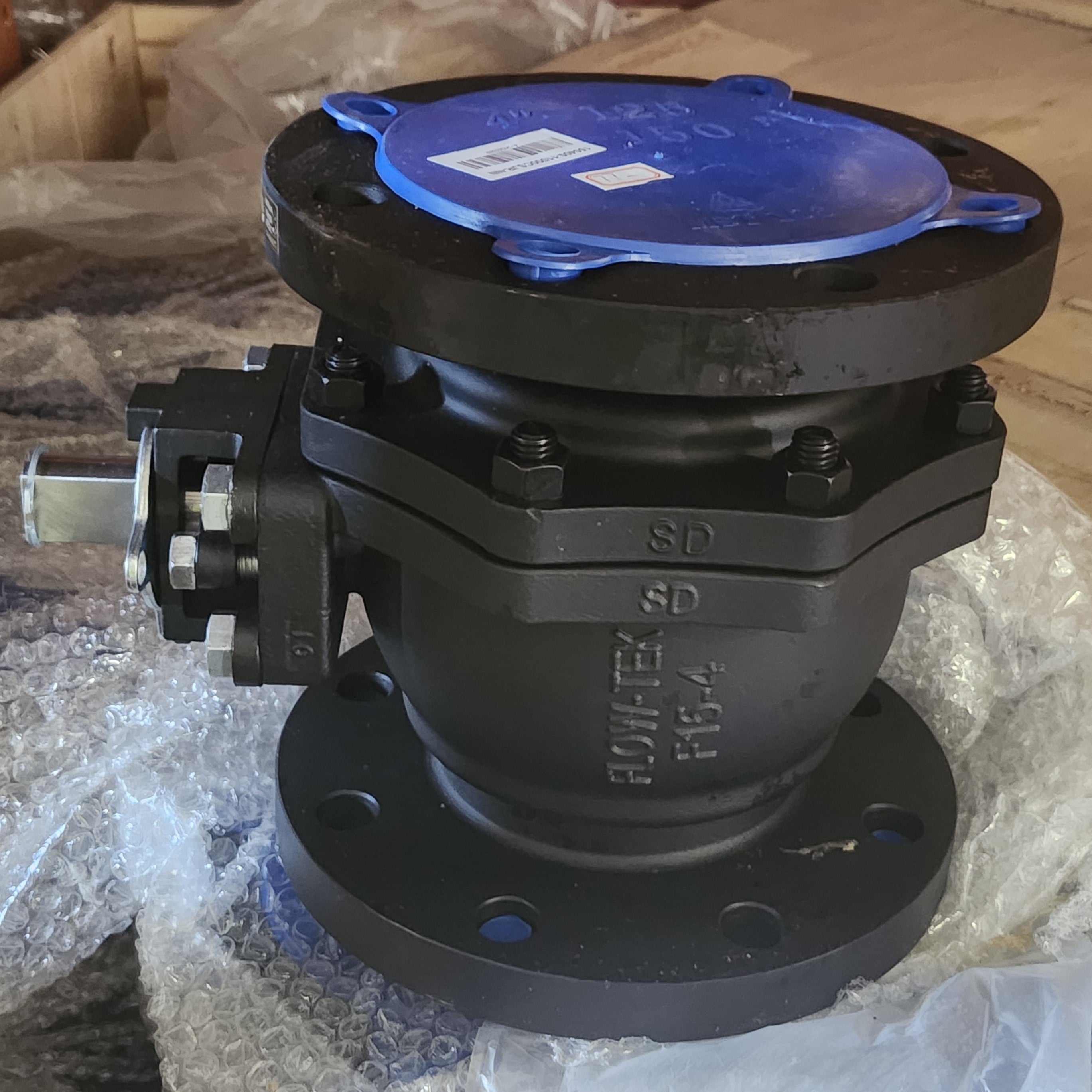 NEW Flow-Tek F15 Series 4" Flanged Ball Valve - Carbon Steel / 316SS, Fire Safe (API 607) - Class 150