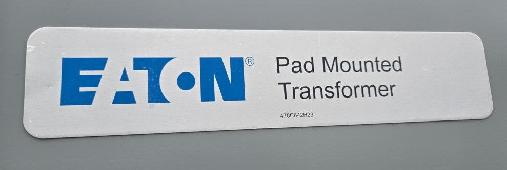 New / Unused 2,600 kVA Eaton Pad Mounted Transformer; HV 34,500; LV 416Y/240; FR3; Copper; Texas