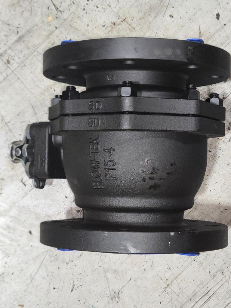 NEW Flow-Tek F15 Series 4" Flanged Ball Valve - Carbon Steel / 316SS, Fire Safe (API 607) - Class 150