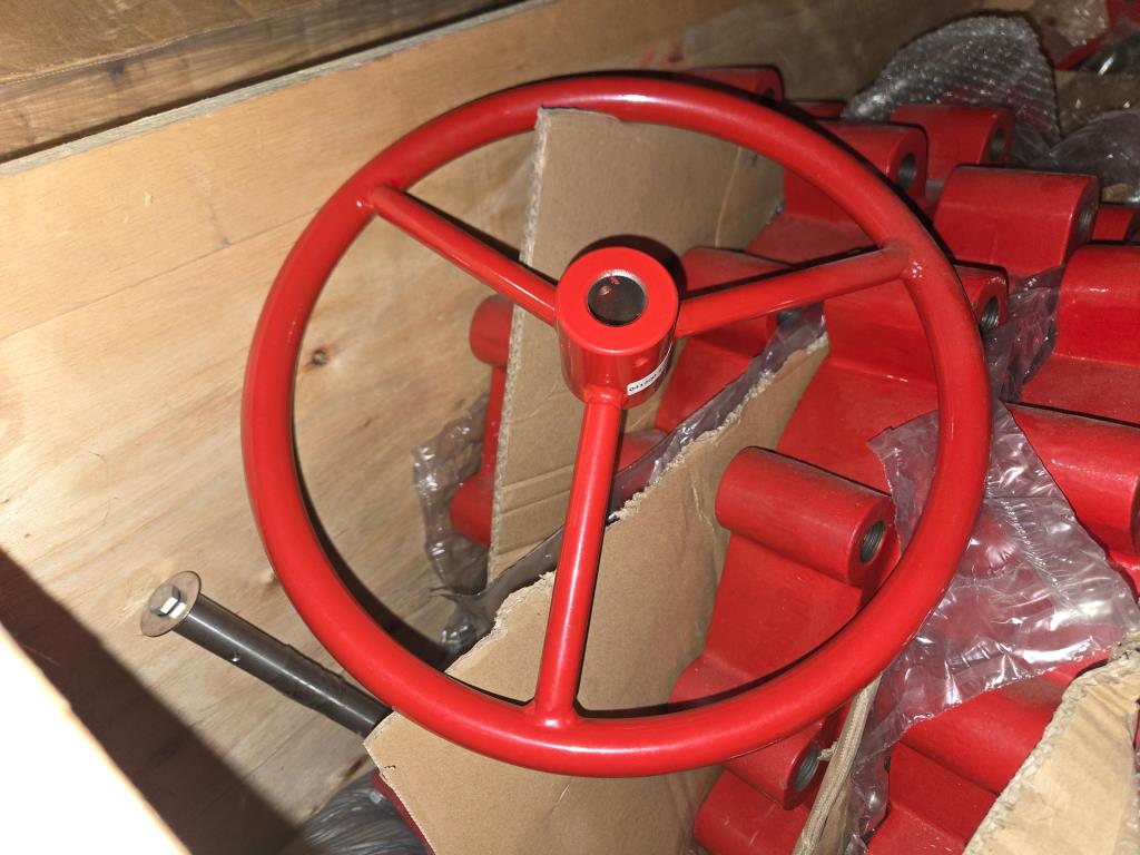 NEW Bray Series 31H 12" Lug Butterfly Valves - FKM (Viton) Seat, 316SS Disc, Gear Operated (250 PSI)