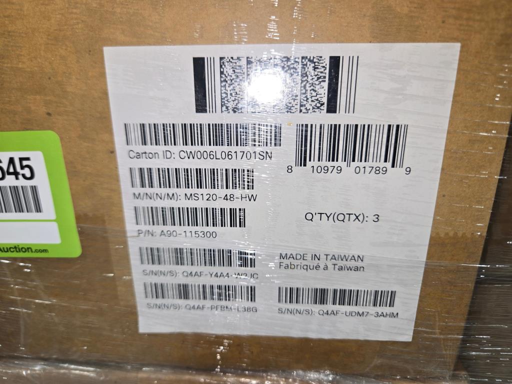 Cisco/Meraki MS120-48-HW (New in Box / Unused / Unclaimed), 48 Port Gigabit Ethernet Switches, Texas