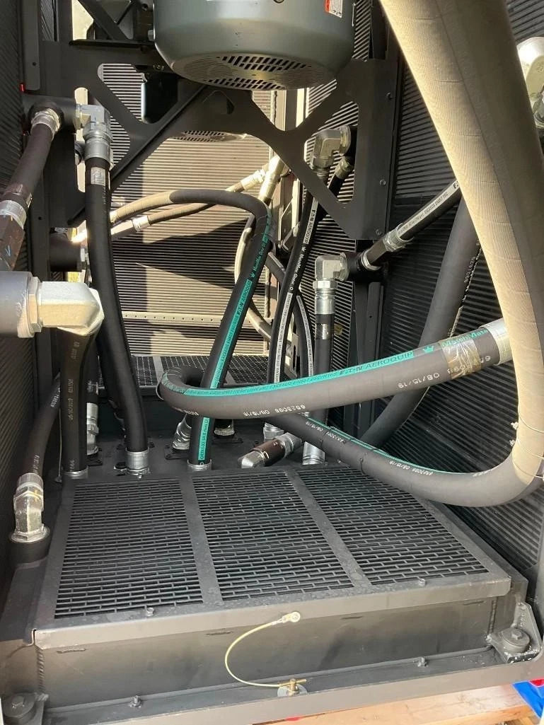 New / Unused Oil Cooler Radiator, 1.5 MW to 2.2 MW, Bar and Plate, 2 of 50 hp Motors with Fans, Hydraulic Cooler, Durastim, Diesel Brand, Frac Frack Cooling, DSII-19-01-090